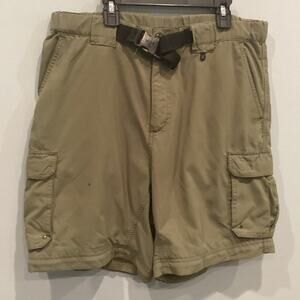 Boy Scouts of America Womens Shorts Size Large L 20" Green Khaki Outdoor Camping